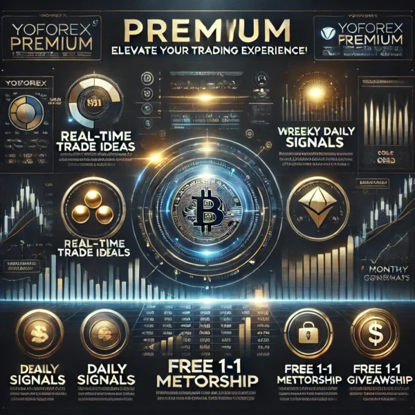 DALL·E 2024 11 20 17.25.33 A visually engaging promotional image for a premium trading service. The design includes modern financial themes like Forex Crypto and Gold trading